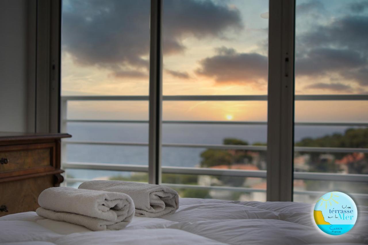 Une Terrasse Sur La Mer 3 Pers 2 Chambres Vue Mer กาซีส์ ภายนอก รูปภาพ