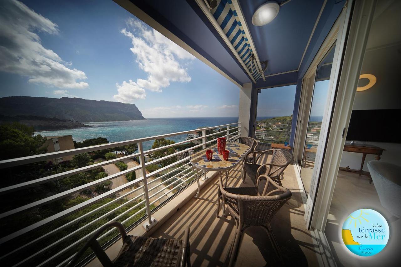 Une Terrasse Sur La Mer 3 Pers 2 Chambres Vue Mer กาซีส์ ภายนอก รูปภาพ