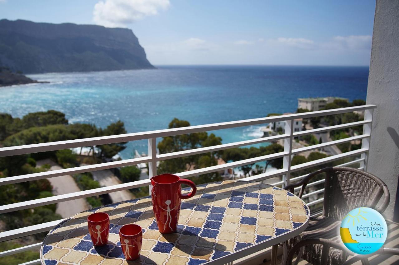 Une Terrasse Sur La Mer 3 Pers 2 Chambres Vue Mer กาซีส์ ภายนอก รูปภาพ