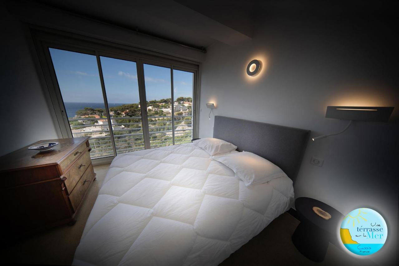 Une Terrasse Sur La Mer 3 Pers 2 Chambres Vue Mer กาซีส์ ภายนอก รูปภาพ