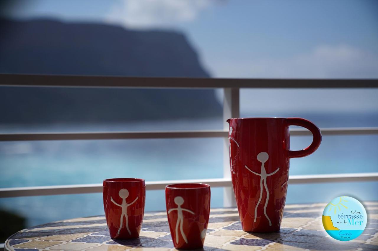 Une Terrasse Sur La Mer 3 Pers 2 Chambres Vue Mer กาซีส์ ภายนอก รูปภาพ