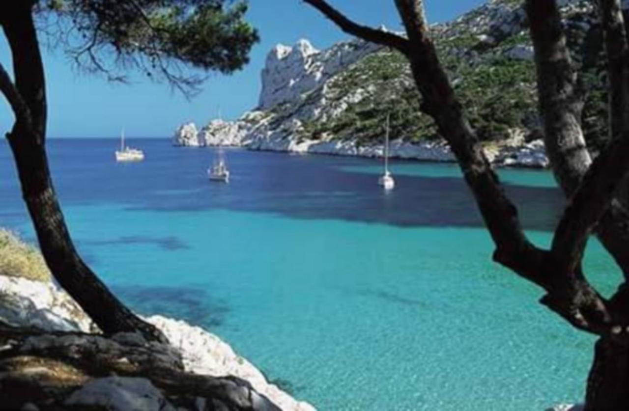 Une Terrasse Sur La Mer 3 Pers 2 Chambres Vue Mer กาซีส์ ภายนอก รูปภาพ